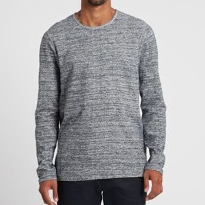 Wings+Horns Knit Loop Knit Long Sleeve in Static Navy
Unisex | Size L